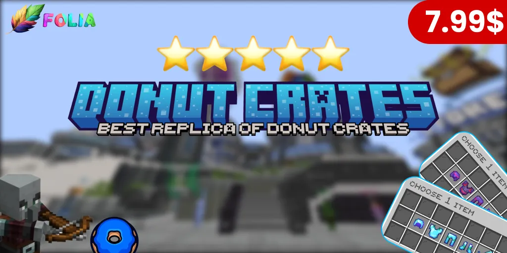 DonutCrates Ultimate DonutSmp Crates plugin Banner